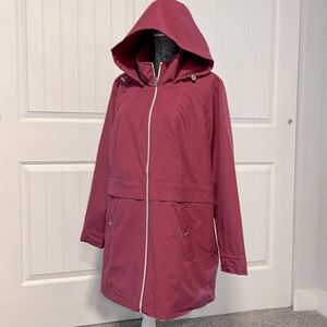 Vince Camuto Hooded Rain Jacket XXL